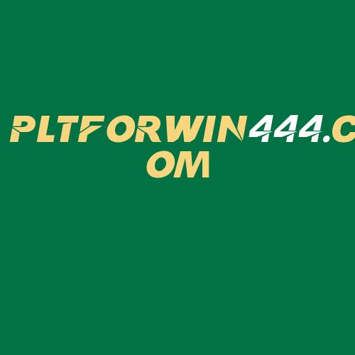 Logo da PLTFORWIN444